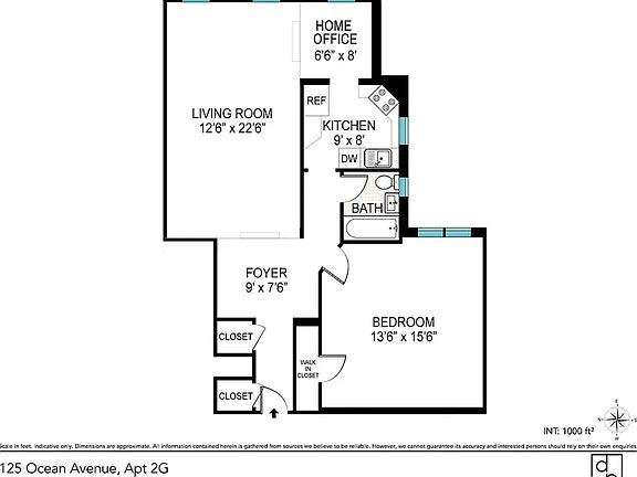 2nd image of 125 Ocean Ave APT 2G