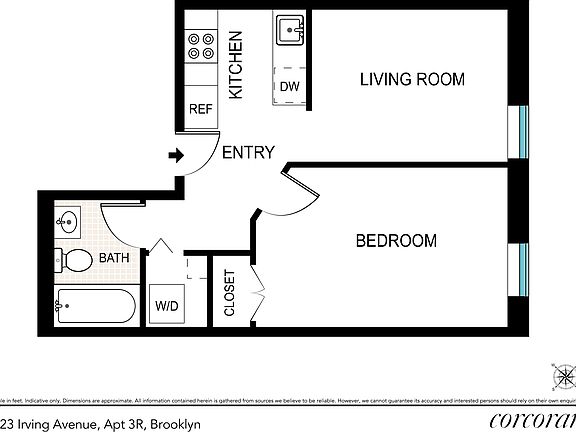 2nd image of 423 Irving Ave #3R