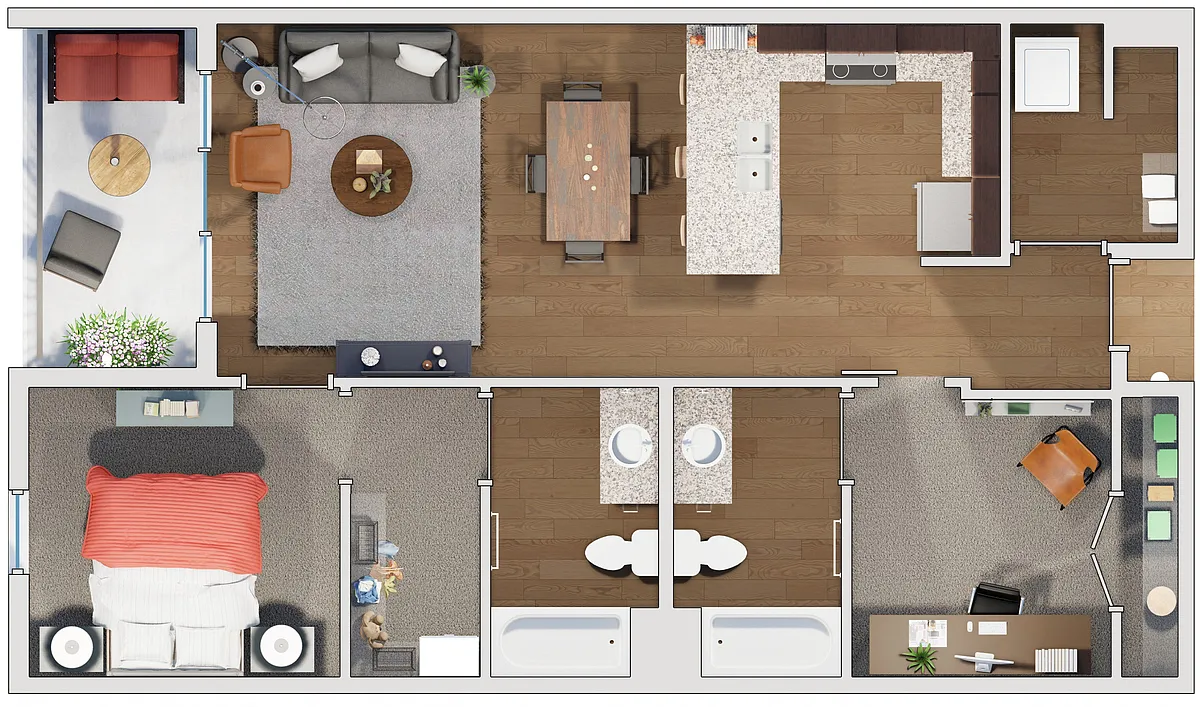 Floor plan 3 B3-F