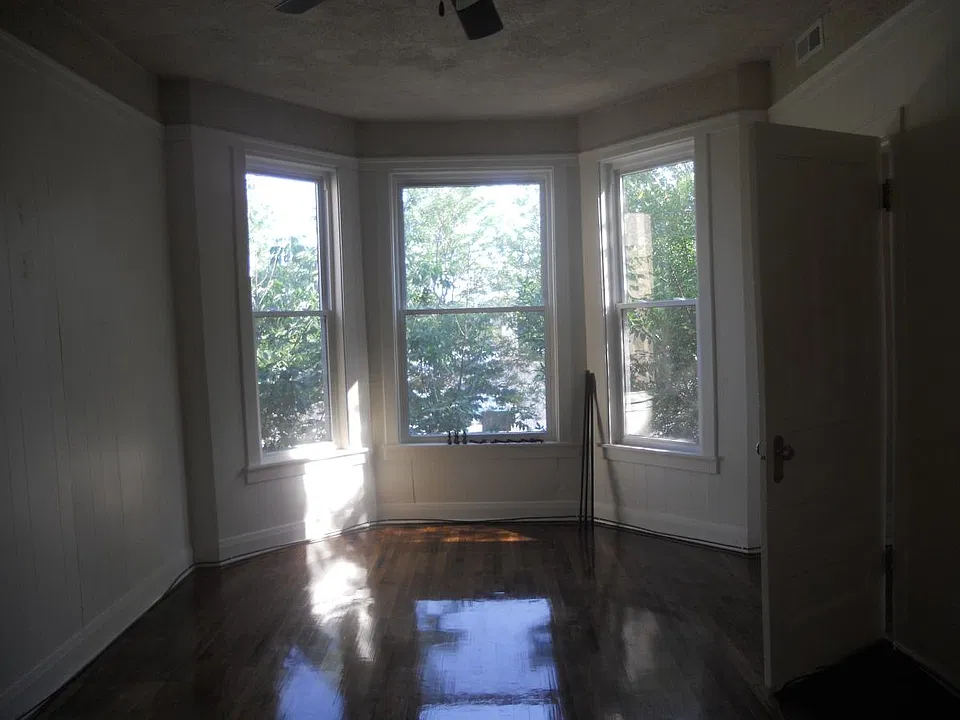 Living Room with bay window