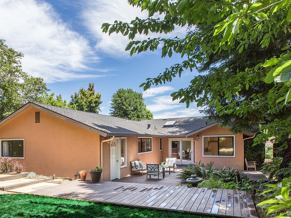 Back Yard With Large Deck