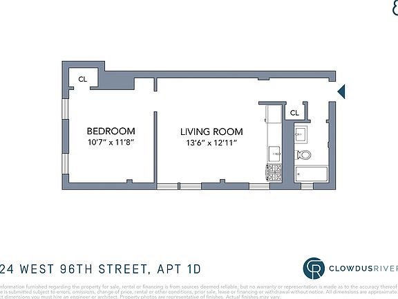 2nd image of 324 W 96th St APT 1D