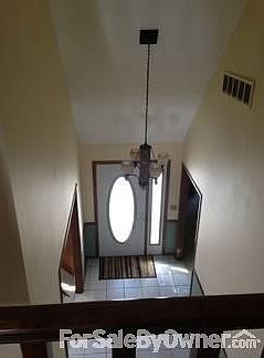 front entry from 2nd floor