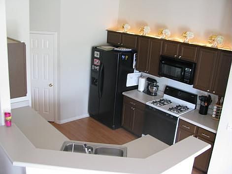 open kitchen with lots of counter space