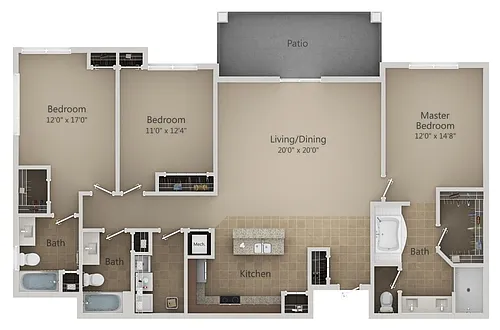Floor plan C21