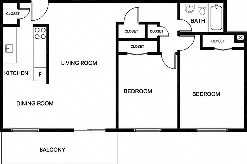 Floor plan 951 Wonderland Rd. S - Plan F