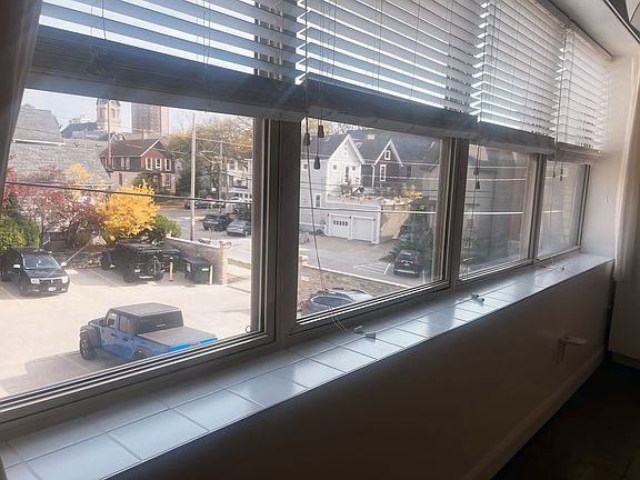 Beautiful view over looking the parking lot