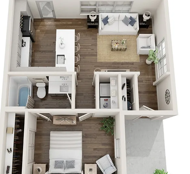 1 Bed Alder Twin 1 Bed Alder Twin