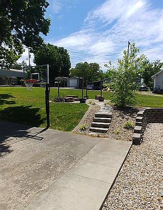 Basketball Goal & Fire Pit