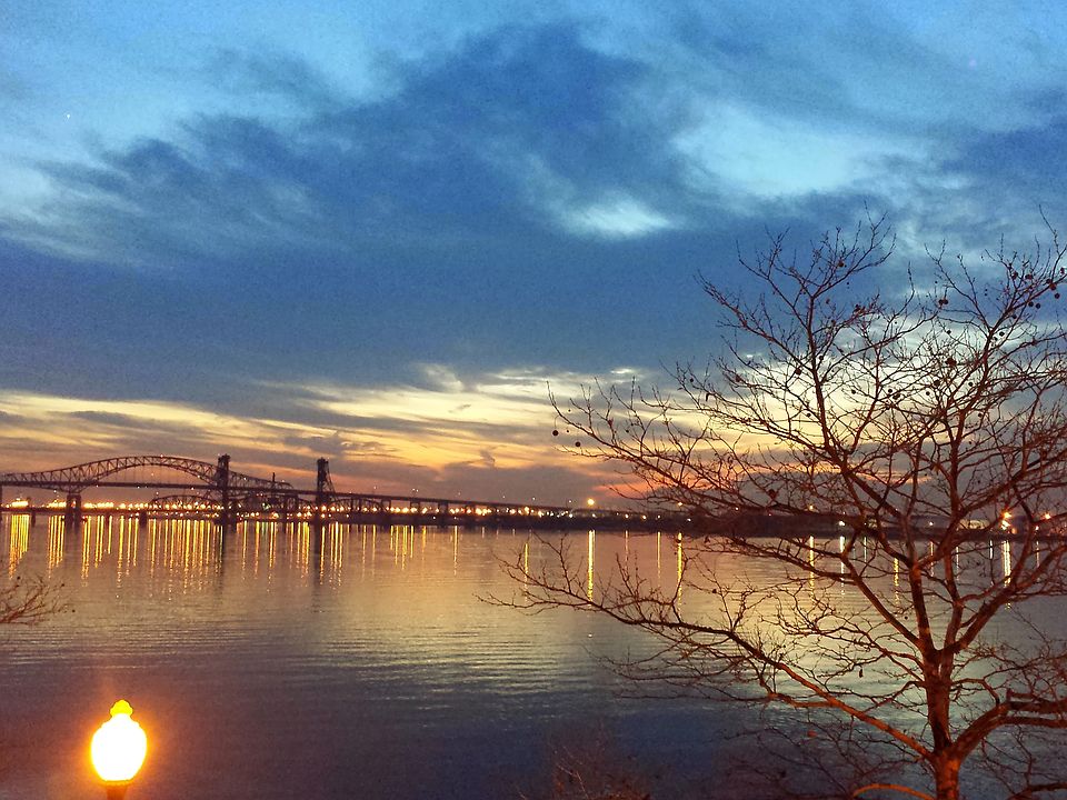 Sunset with view of Bridge