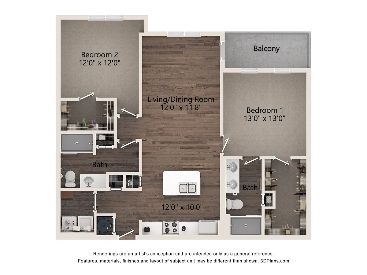 Floor plan B2