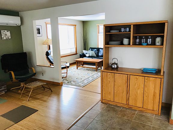 Open floor plan downstairs.