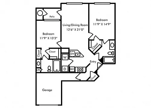 Floor plan B2D
