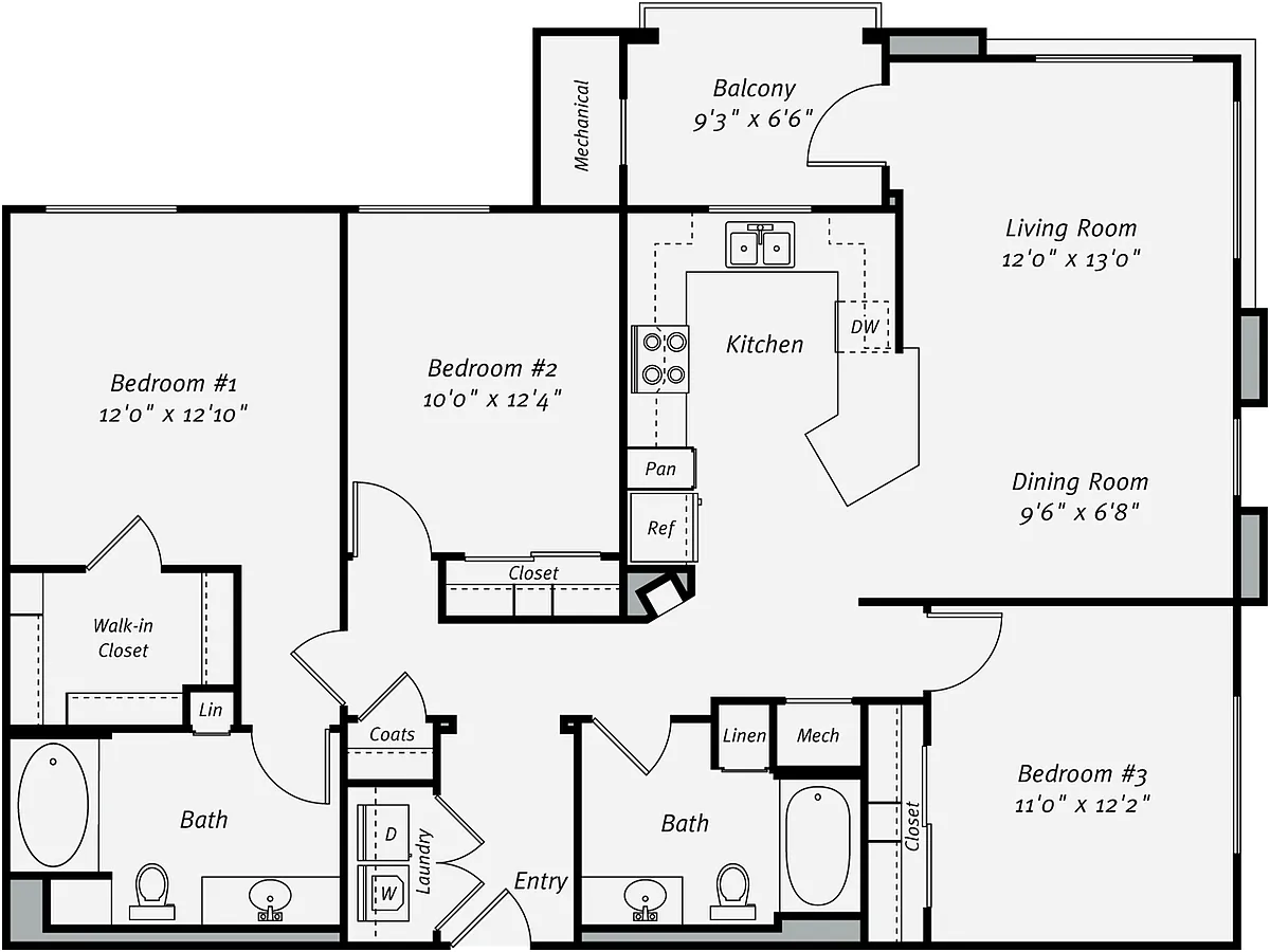 Floor plan C1