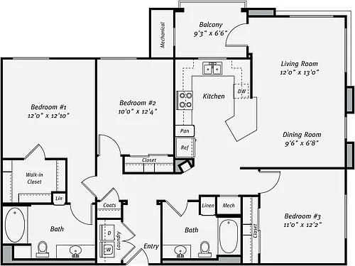 Floor plan C1