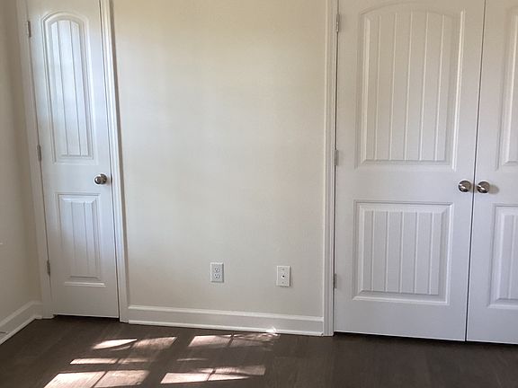 2 closets in master bedroom