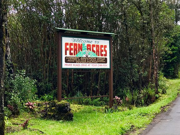 Entrance to Fern Acres