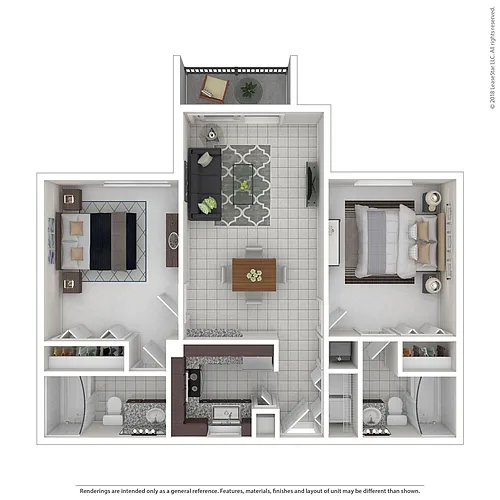 Floor plan 2X2