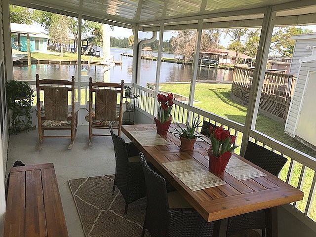 Patio with a view!