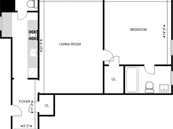 2nd image of 200 W 90th St #5L