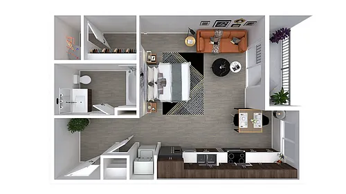 Floor plan Studio