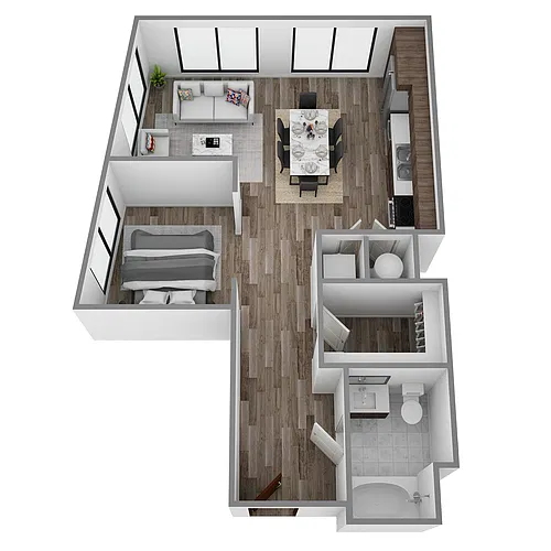 Floor plan B