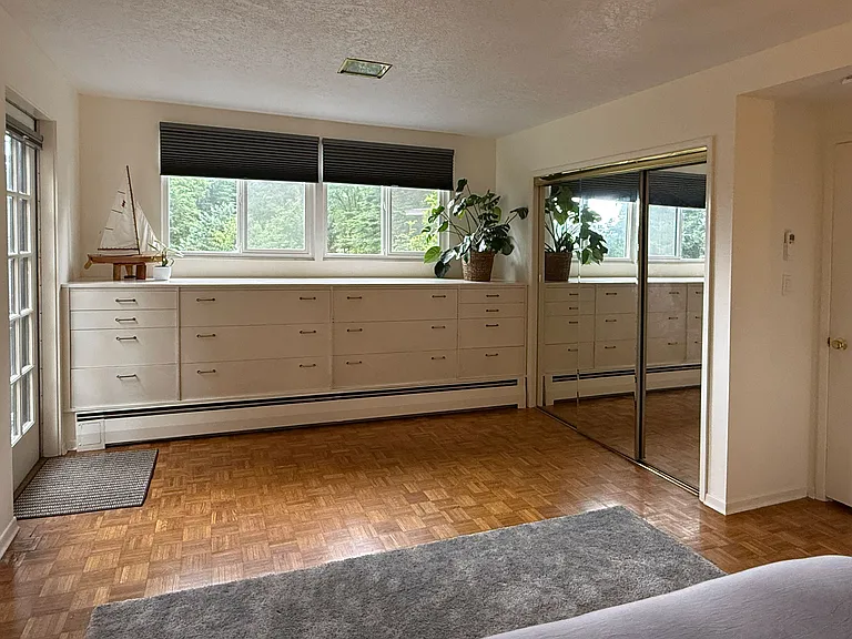 Massive built in storage in main bedroom