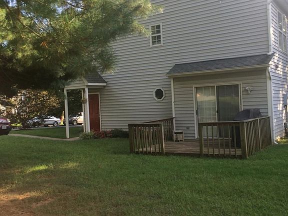 Side of home and deck