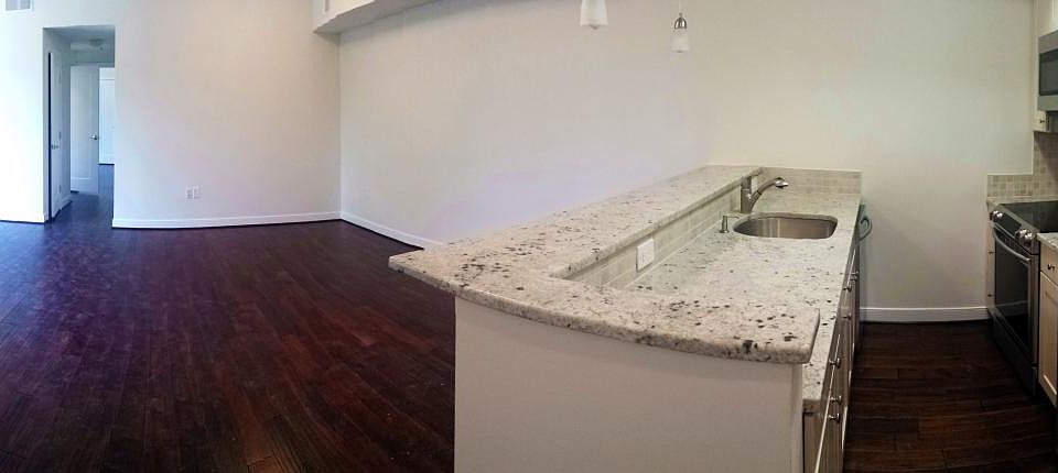 Kitchen and living room