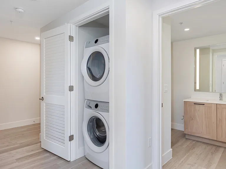 Your apartment is equipped with in-unit laundry