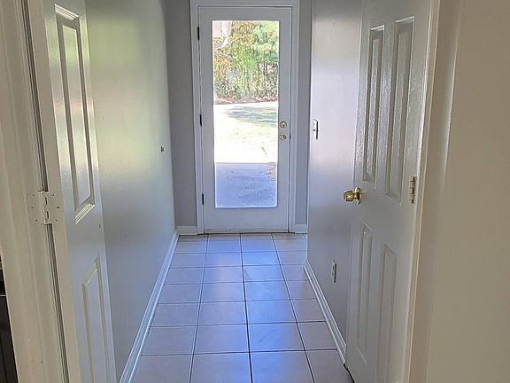 Hallway with closet