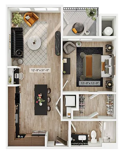 Floor plan Carriage