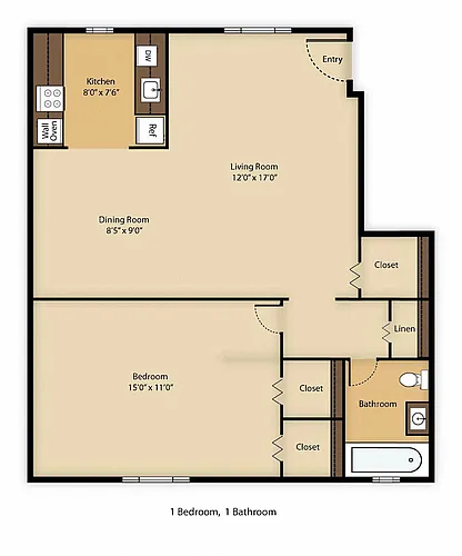 Floor plan The Raritan
