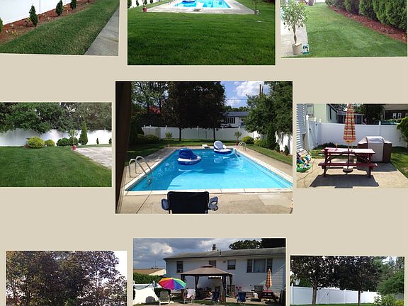 Backyard collage
