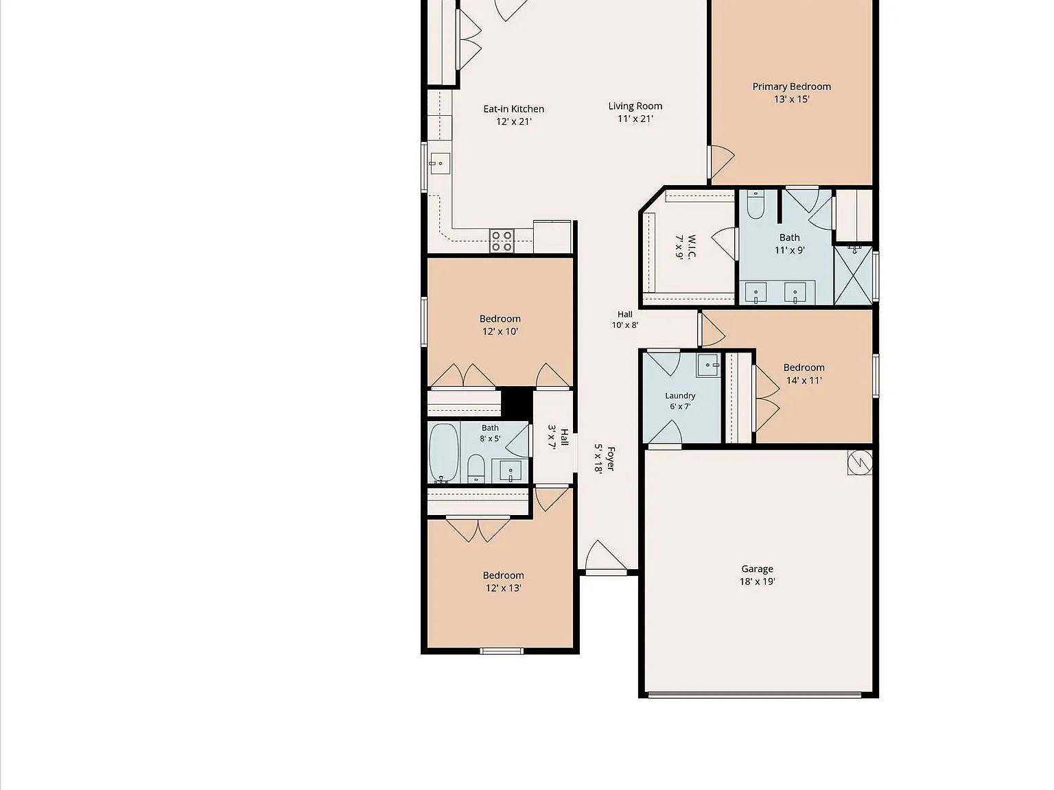 4 bed, 2.0 bath, 1638 sqft, $2,200 — Photo 2