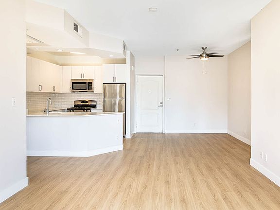 Kitchen and Living Room with Hard Surface Flooring