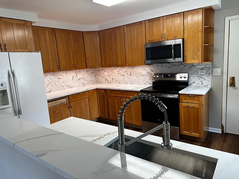 Kitchen and stainless steel appliances