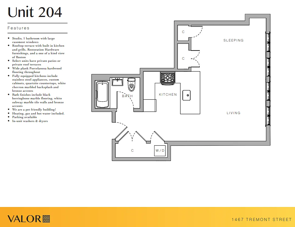 Floor plan 204