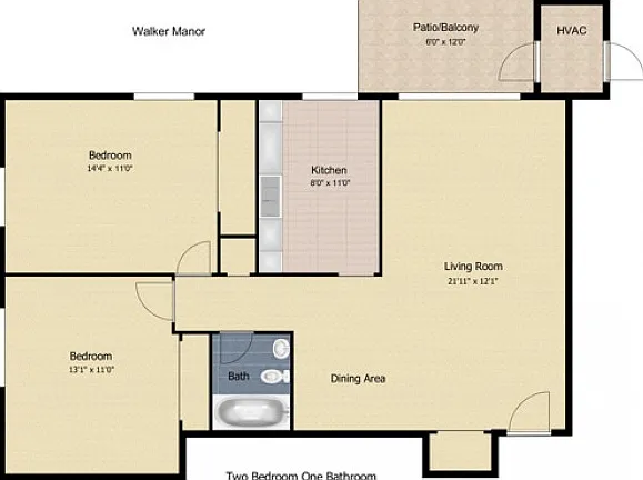 2 bedroom 1 bath 2 bedroom 1 bath