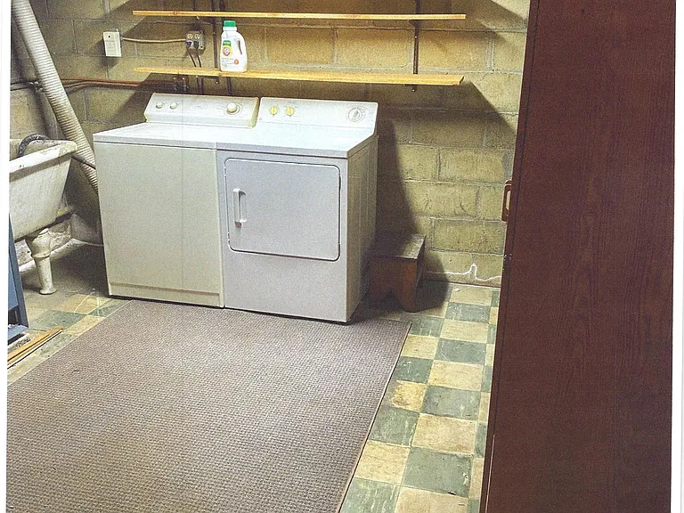 Private Laundry Room in Basement