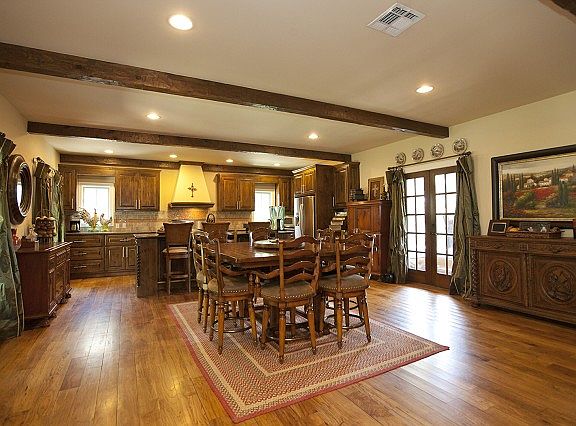 Elegant yet cozy Country French dining room
