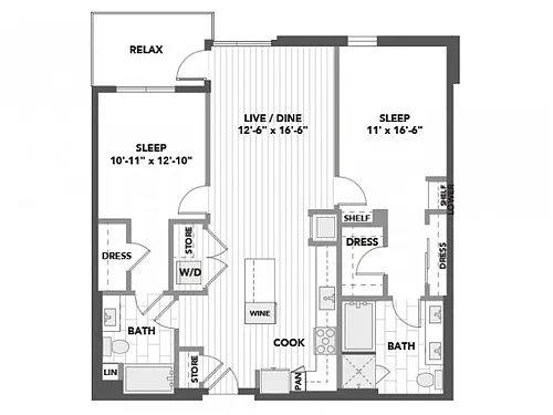 Floor plan C6