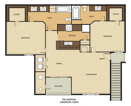 Floor plan Saratoga