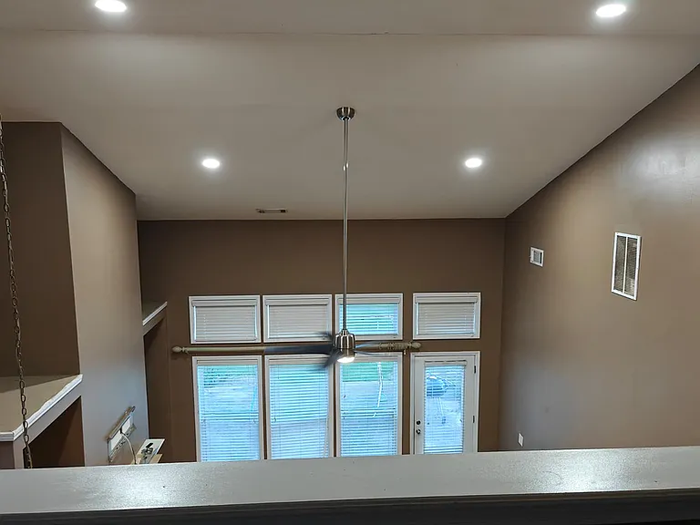 High Ceiling Living Room