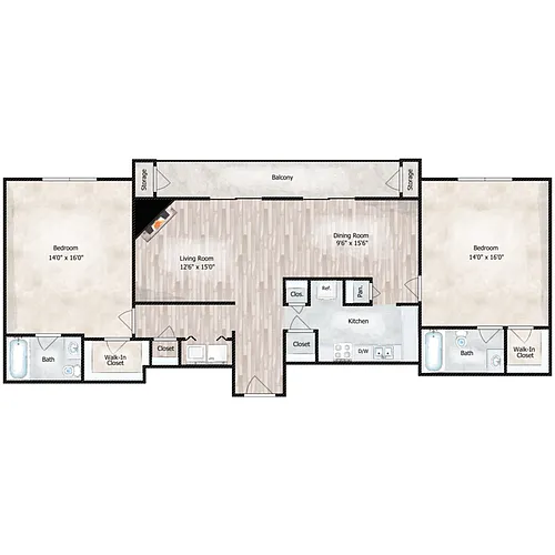 Floor plan Cosmopolitan