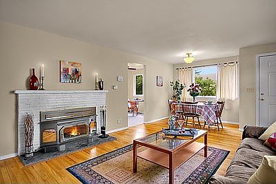 Open living / dining room