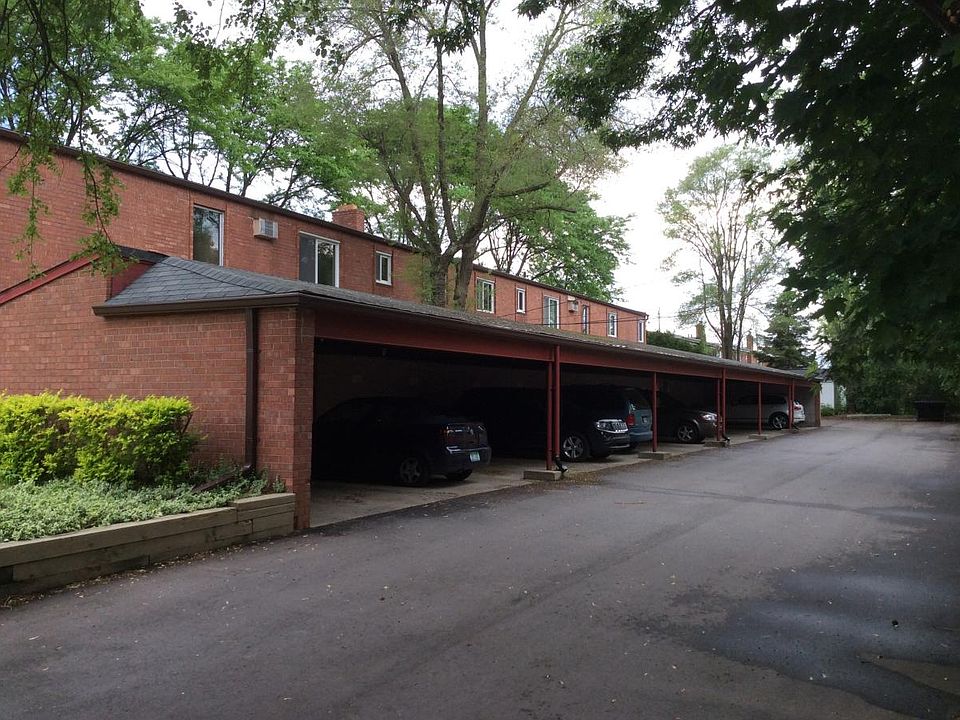 Carport attached to building