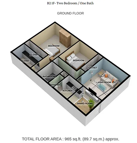 Floor plan B2 1F