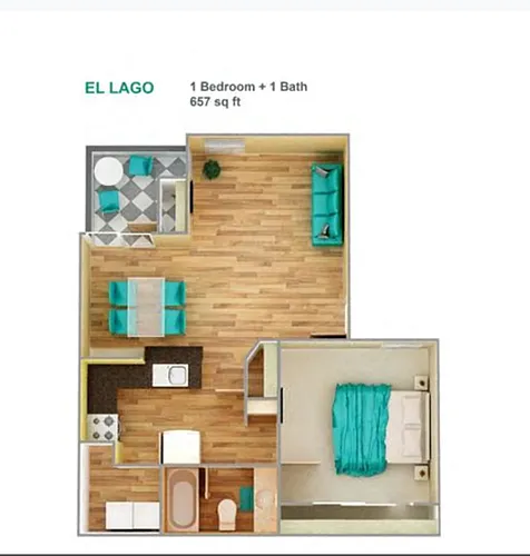 Floor plan 1X1