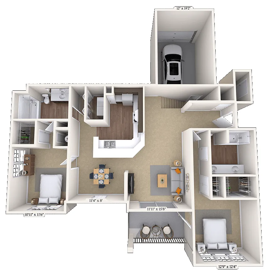 Floor plan Buckingham